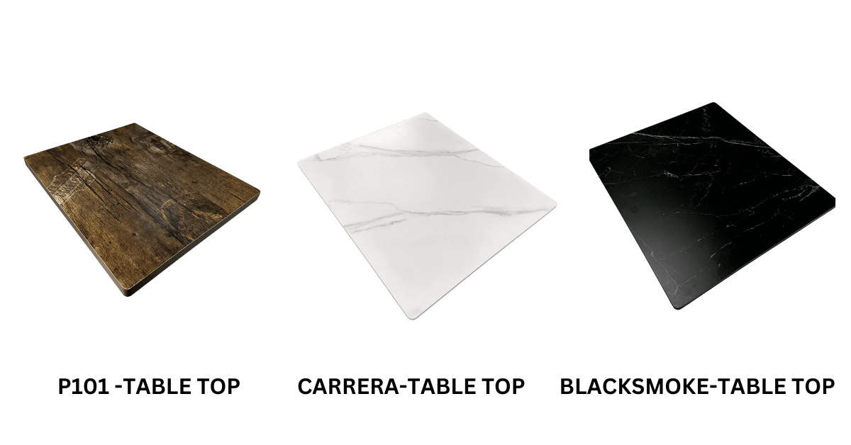 dessus de la table