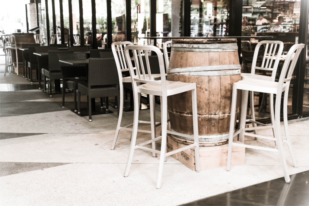 Mobilier de restaurant abordable